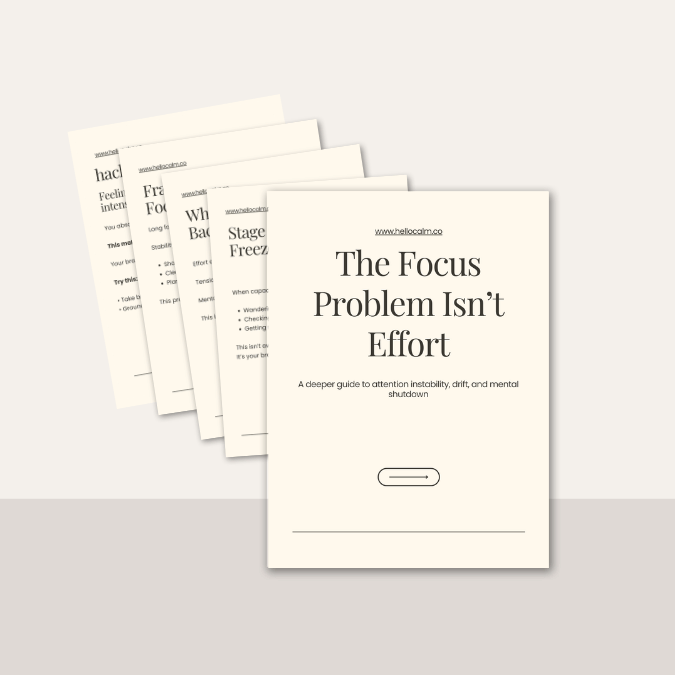 an image showing a page spread of the adhd focus guide