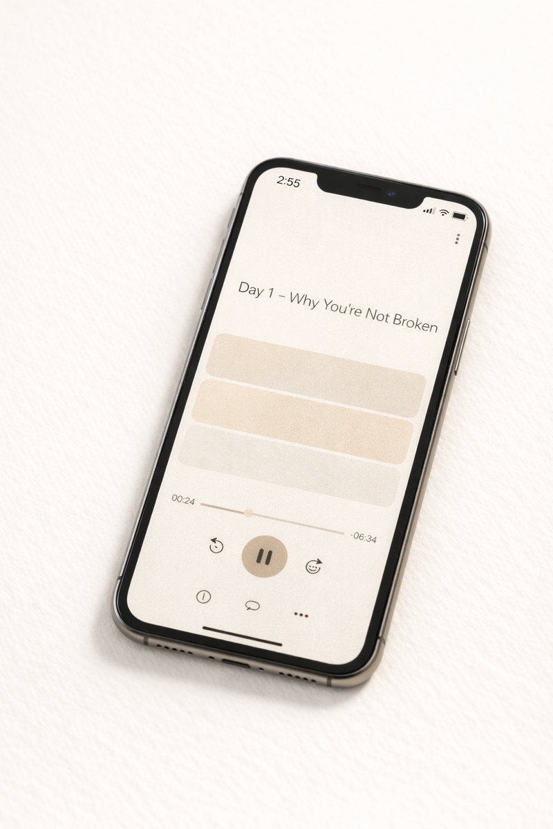 ADHD tools for adults quite focus system hello calm daily cards