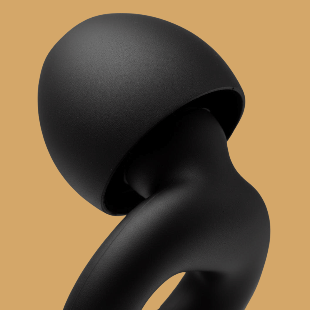 a black hello calm sound reducing earplug 