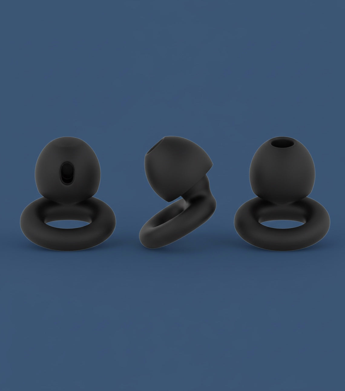 Stylish and discreet hello calm earplugs that are both a health benefit and a fashion accessory, normalizing hearing protection.