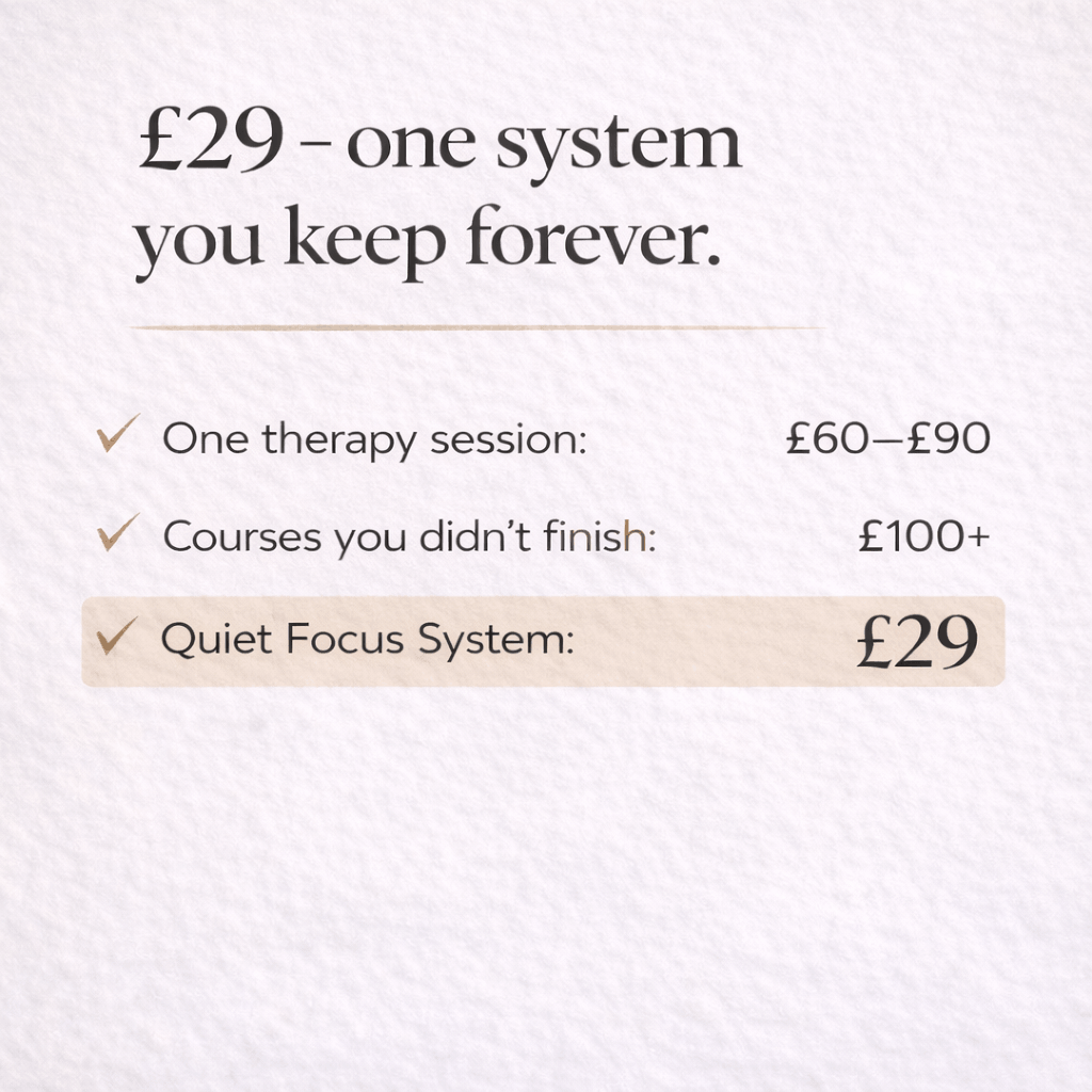 The Quiet Focus System